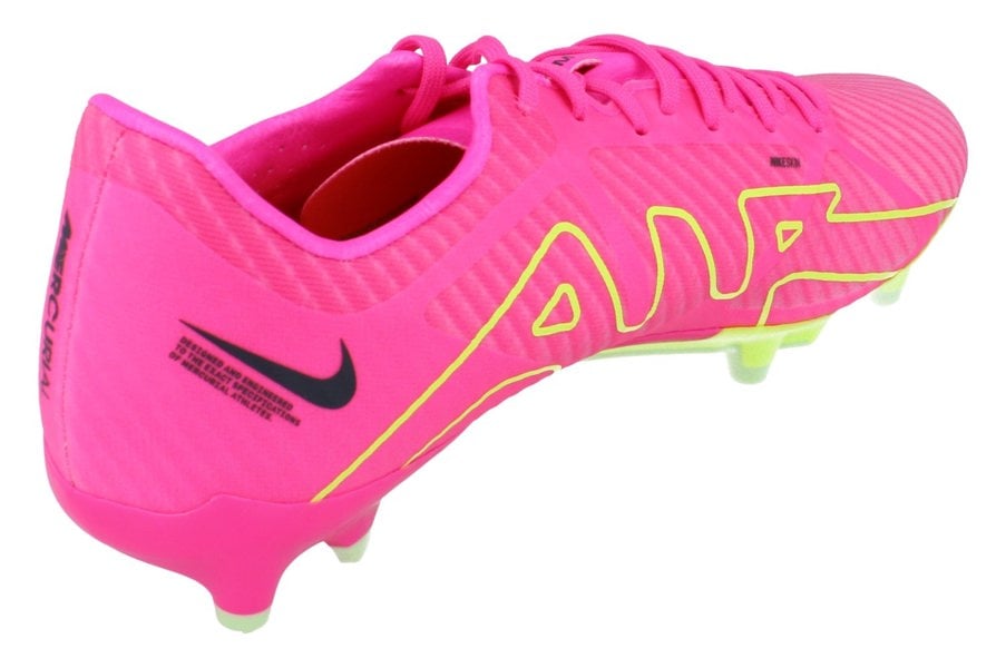 Nike Zoom Vapor 15 Academy Fg/Mg Mens Football Boots Dj5631  605 - Pink Blast Volt Gridiron 605 - Photo 2
