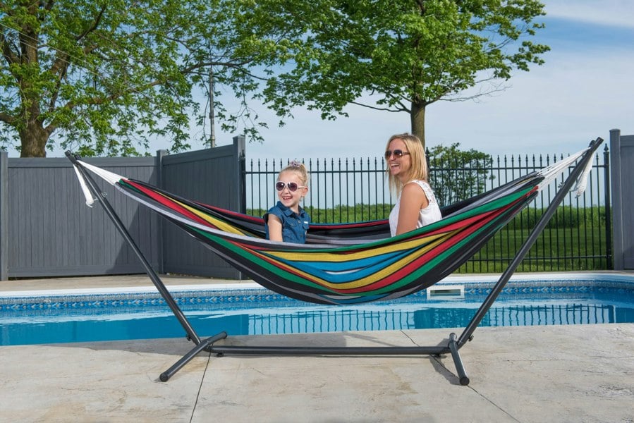 Vivere's Combo - Double Rio Night Hammock with Stand