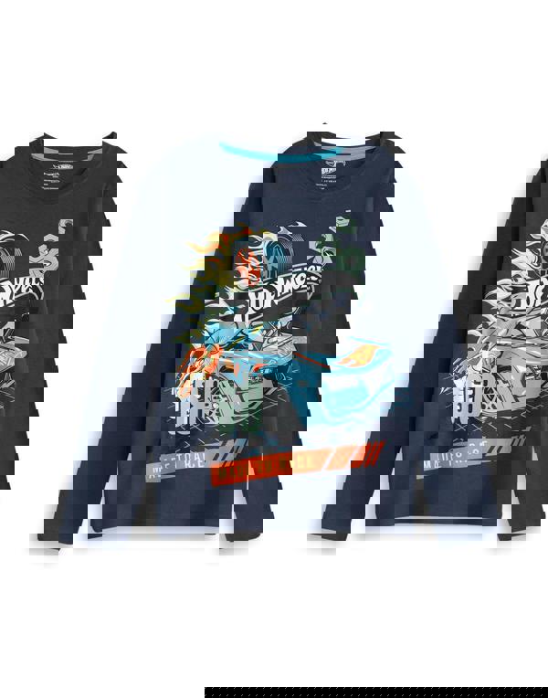 Hot Wheels Unisex Kids Multicoloured Character Multi-Pack of 2 Long Sleeve Long Leg Pyjama Set