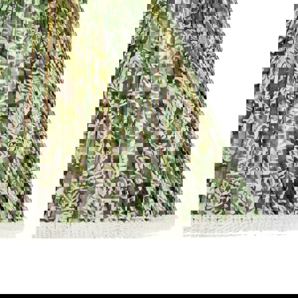 Emerald Green and White Floral Victorian Lamp Shade with Embroidery Image 3