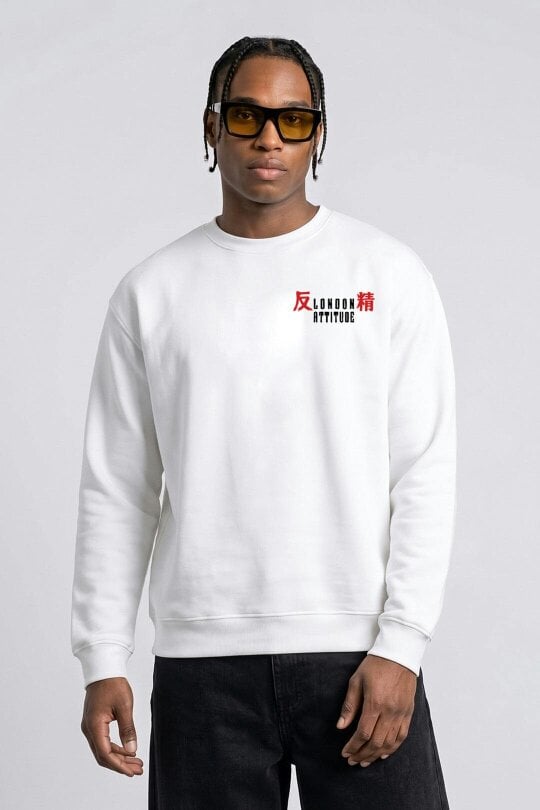 London Attitude Oversized Tokyo After Dark Dragon Sweatshirt