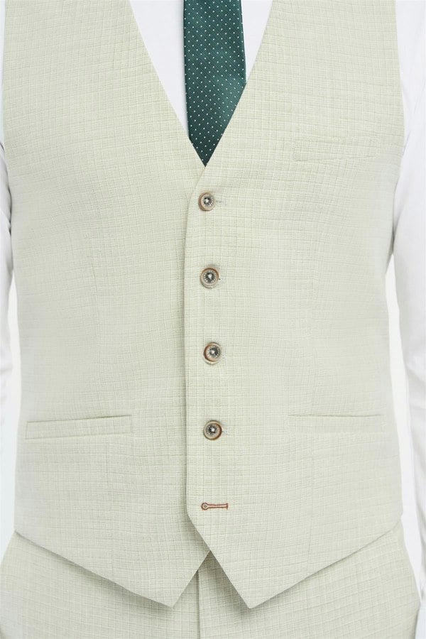 House of Cavani Tropez Sage Waistcoat