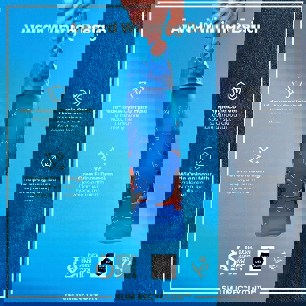 ION8 Leak Proof Slim Water Bottle, Recyclon, Dino Band, 500ml (18oz)