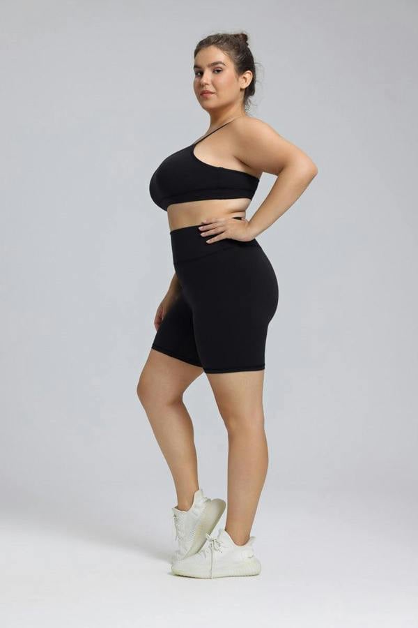 Anniou Plus Size Buttery Soft Yoga Shorts