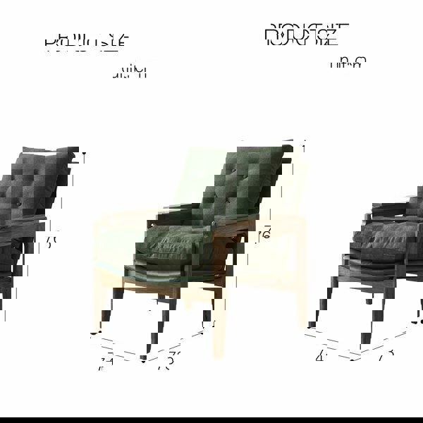 Rit Concept Lichtenstein Lounge Chair, Armchair, Solid Wood