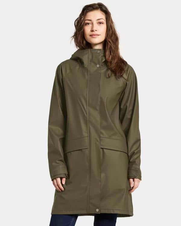 Didriksons Womens Elly Parka 6 - Fog Green 384 | CHO | Designer Womens Parkas