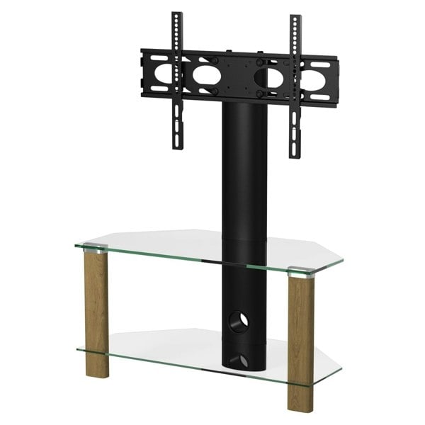 Dorel Home Century cantilever TV-Stand in light oak