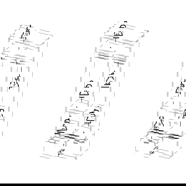 Furniture To Go Line Wardrobe with 2 Doors + 2 Drawers in White and Jackson Hickory Oak