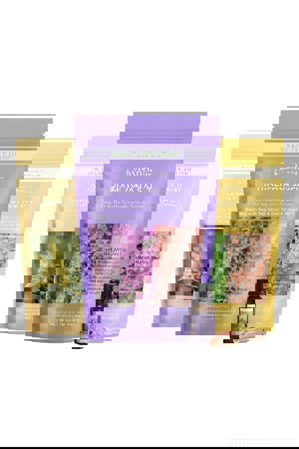 Living and Home 3x454g Bath Salts Gift Sets with Extra Lavender Essential Oil