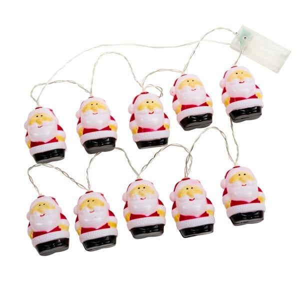 Scotts of Stow Merry Santa String Lights Set of 10