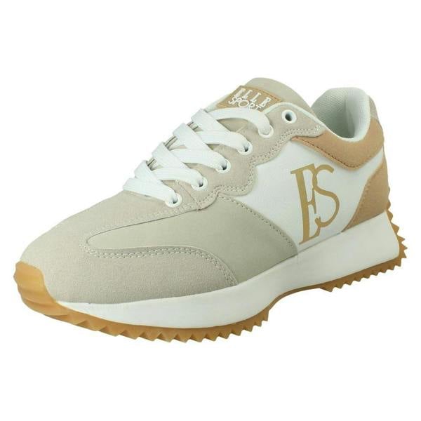 Elle Sport Ladies Elle Sport Slight Wedge Lace Up Trainers F7327