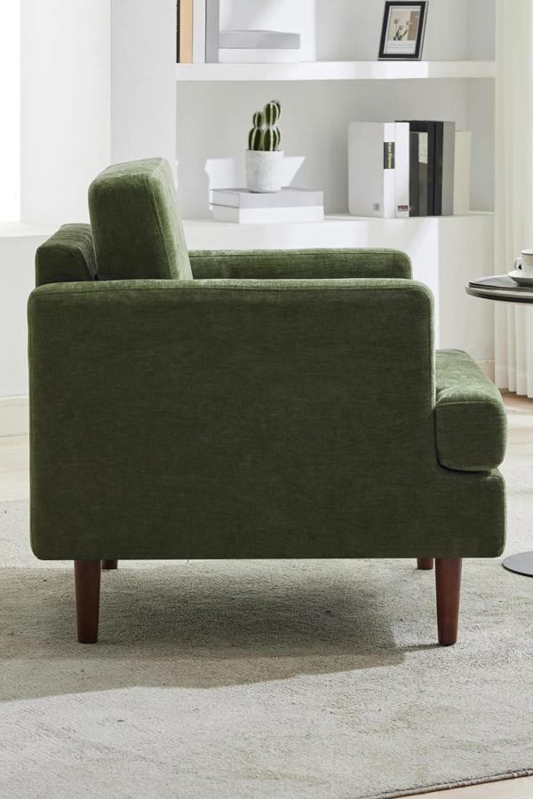 Living and Home Mid-Century Single Sofa Armchair