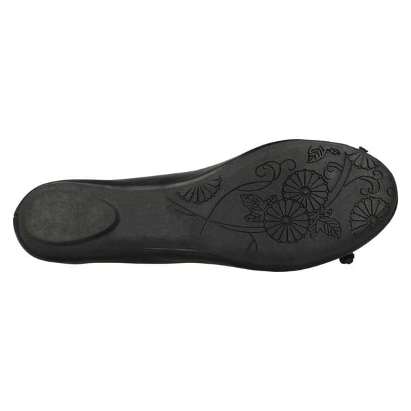 Spot On Ladies Spot On Flat Ballerina Shoes