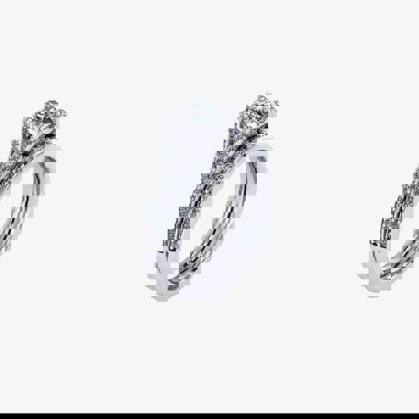 T. H. Baker Platinum 0.30ct Brilliant-Cut Diamond Half-Eternity Ring (M) HET3719A