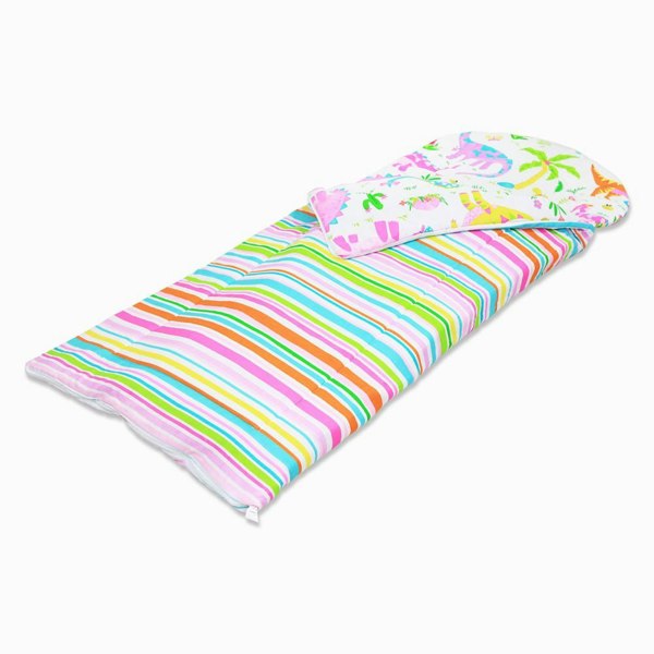 Daisy Dinosaur Sleeping Bag - Happy Linen Company