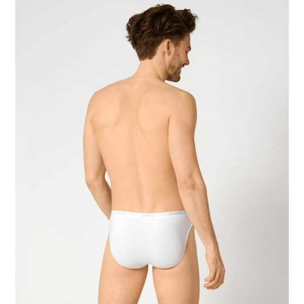 Sloggi - 2 - Pack Basic Men's Mini Briefs, White - Boxers - and - Briefs.net