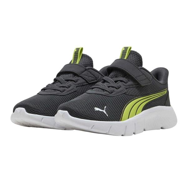 Puma Childrens/Kids FlexFocus Trainers - Grey/Volt - 