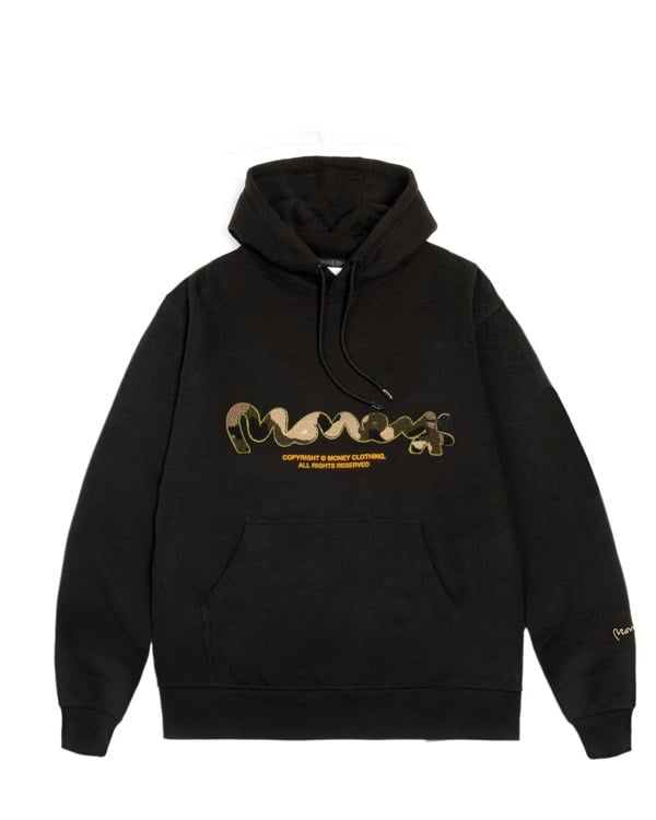 Money Camo Chop Sig Hood Black
