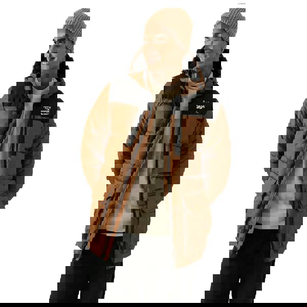 Reebok Mens Plain Puffer Jacket - Timber - 