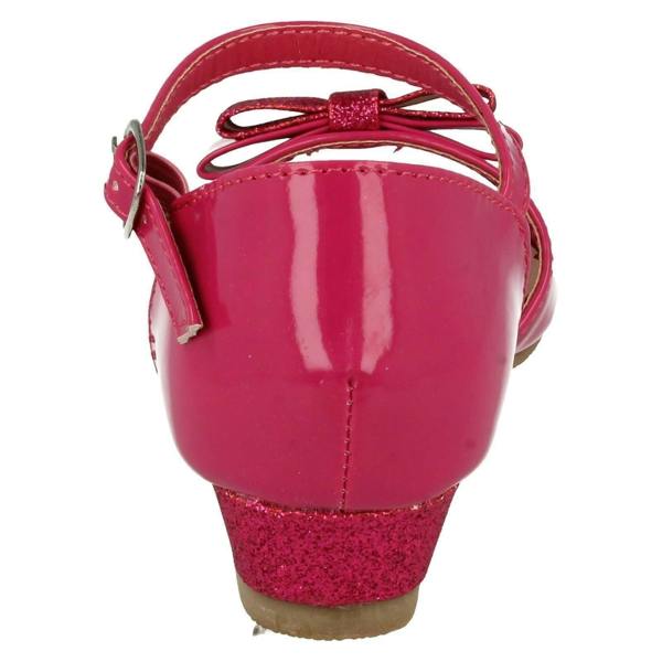 Spot On Girls Spot On Glitter Open Toe Sandals