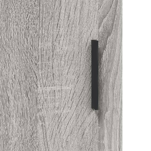 Berkfield Highboard Grey Sonoma 34.5x34x180 cm Engineered Wood