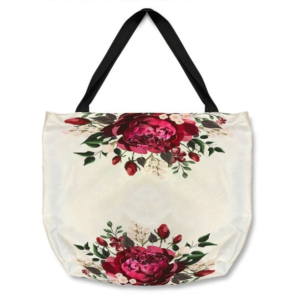 Benjamin Tate Design Open Roses Tote bag