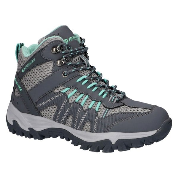Hi-Tec Jaguar Mid Polyester Women's Charcoal/Graphite/Cool Grey Hiking Boots
