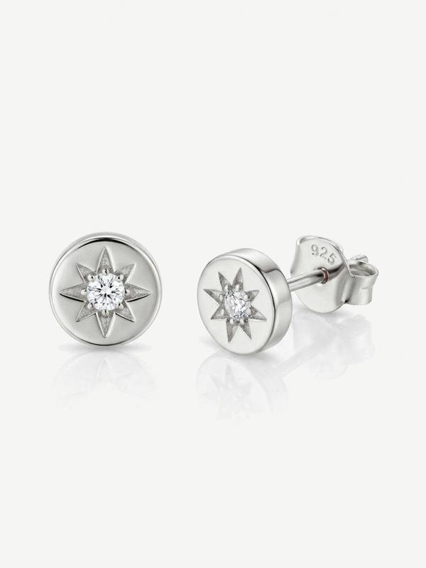 MUCHV Star Coin Stud Earrings