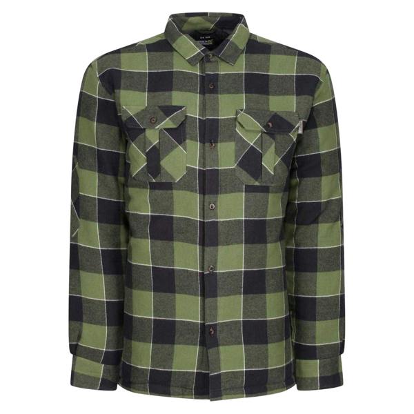 Regatta Mens Shelford Plaid Shirt - Green - 