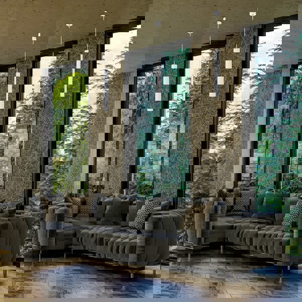 Milagro Hudson Pendant Lamp Hand Made High Quality Elegant Cylindrical Design With Matt White Finish