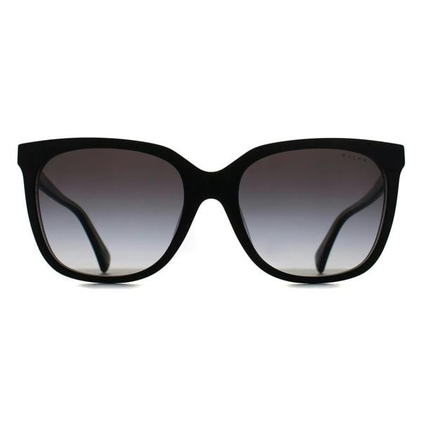 Ralph by Ralph Lauren Sunglasses RA5343U 62978G Shiny Black on Transparent Grey Gradient