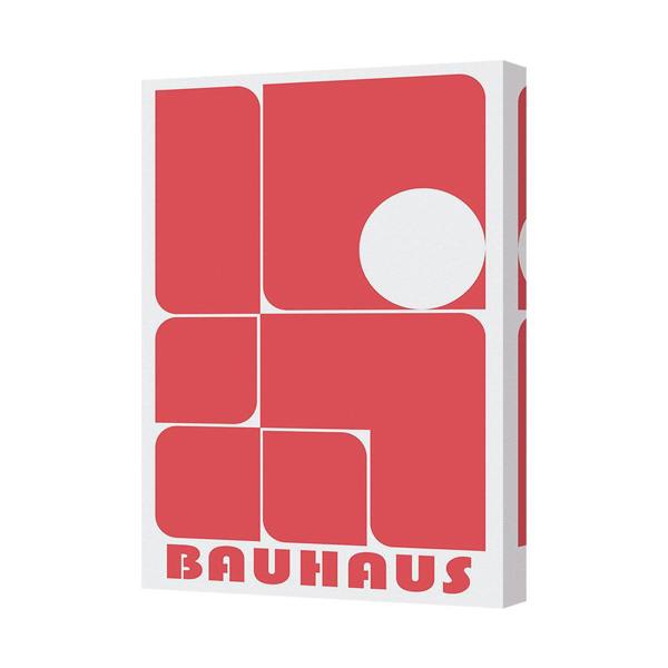 Benjamin Tate Design Bauhaus Style Red Geometric Canvas Print Wall Art Modern Home Decoration