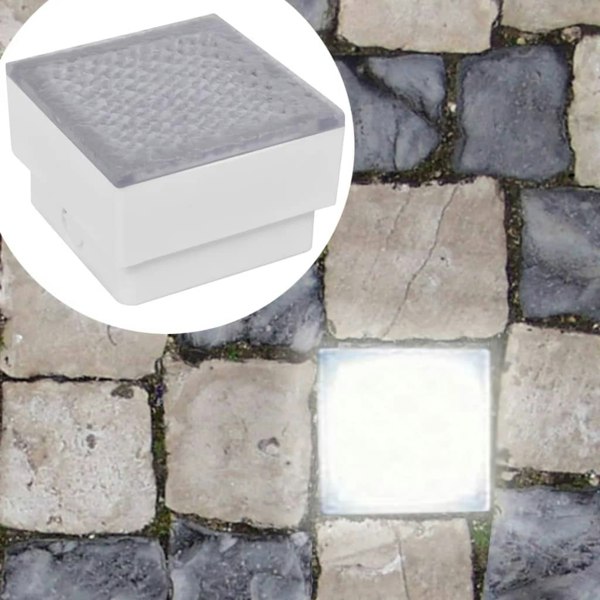 Berkfield 2 LED Inground Light 100 x 100 x 68 mm