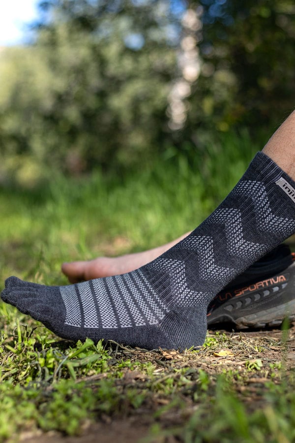 Injinji Mid-Weight Merino Wool Crew Toe Socks (INJ-ODC)