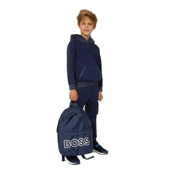 Boss Childrens/Kids Regular Hoodie - Navy - 