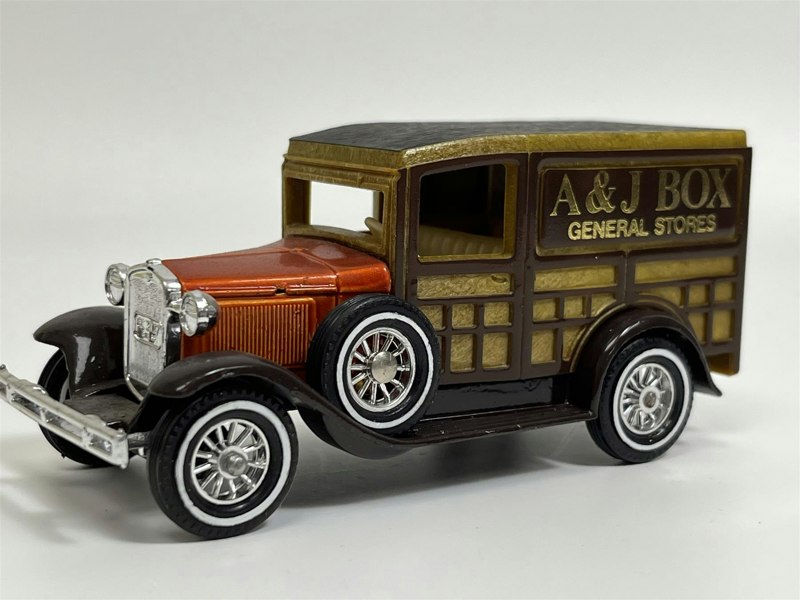MCSlots Ford A 1930 A & J Box General Stores 1:40 Scale Models of Yesteryear Matchbox Y21D S7