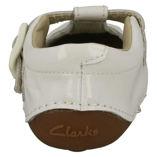 Clarks Girls Clarks Casual Pre Walker Shoes with Heart Detail Tiny Beat T