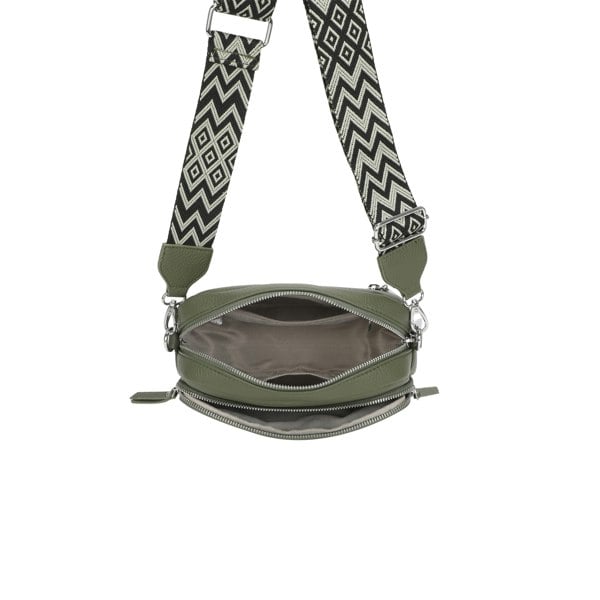 Kitise Camera Crossbody Bag Wide Chevron Strap Shoulder Purse