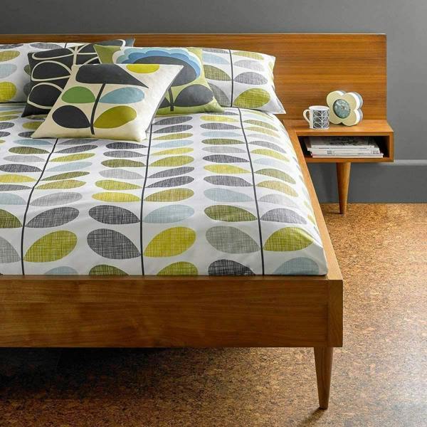 Orla Kiely Scribble Stem Duck Egg King Duvet Cover Only