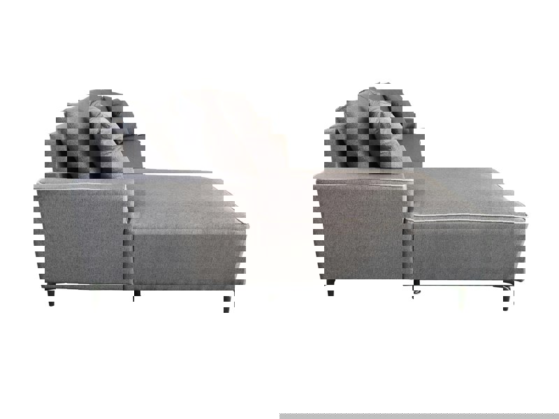 DS Living The Milano Edge 3 Seater Right Hand Corner Sofa in Grey or Beige