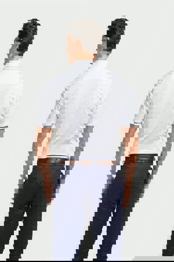 House of Cavani Ashley White Short Sleeve Shirt