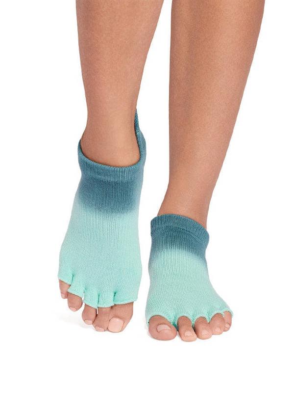 ToeSox Low Rise Half Toe Women's Yoga Grip Socks