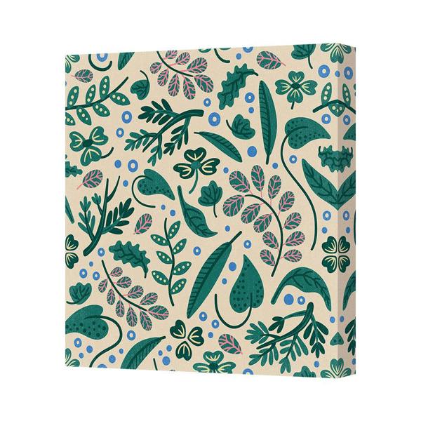 Benjamin Tate Design Handmade Contemporary Botanical Canvas Art Print With Deep Gallery Frame