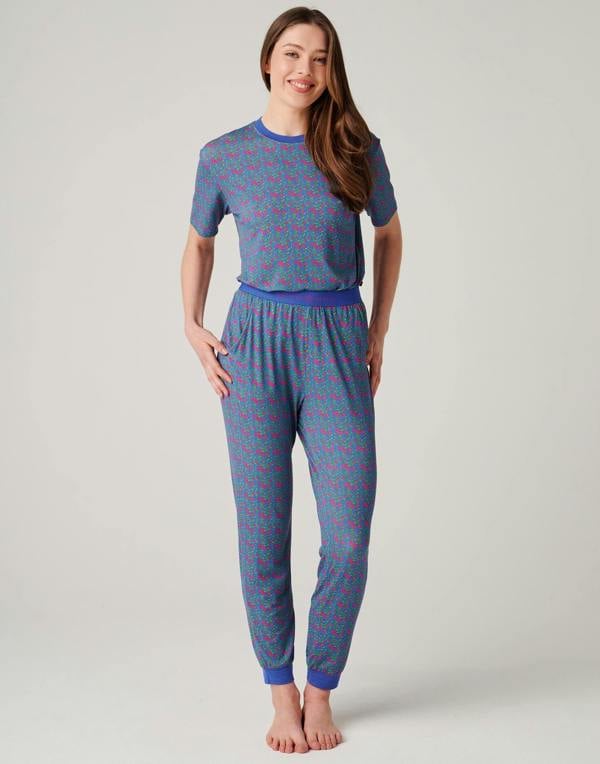 British Boxers Women's Bamboo Pyjama Set – Boom Bloom!