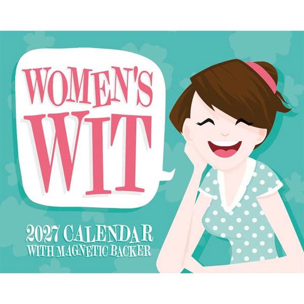 Women's Wit Mini Desk Calendar 2027, Desk Calendars, Day To View, Humour, Gift