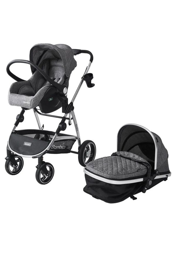 Groundlevel 3 in 1 Deluxe Pushchair Stroller