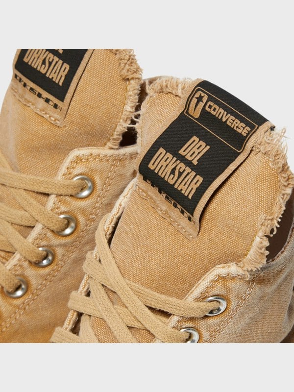 Converse x Rick Owens DRKSHDW DBL DRKSTAR Chuck 70 High Washed Canvas Brown