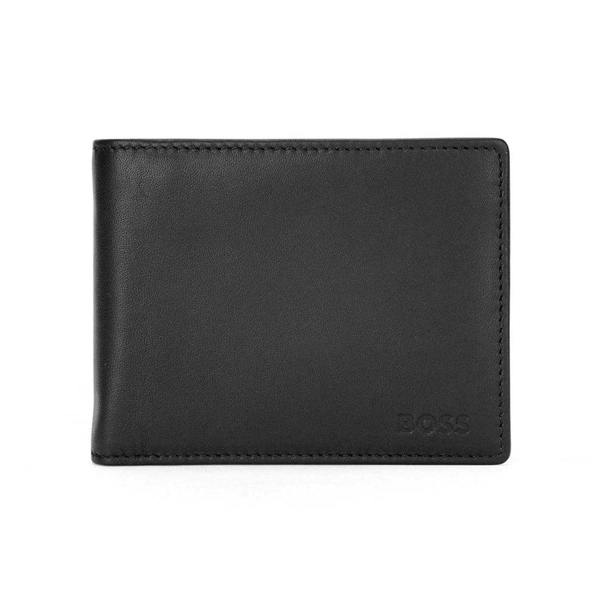 Boss Asolo Leather Everyday Wallet - Black - 
