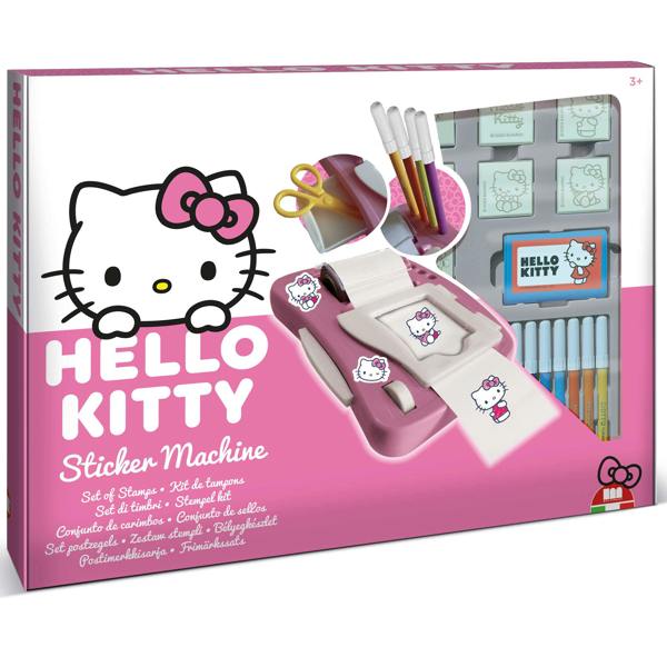 Hello Kitty Sticker Machine by Multiprint – Kids Craft & Stationery Set