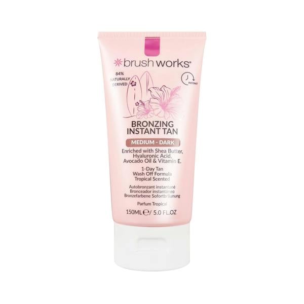 Brushworks Bronzing Instant Tan - Medium/ Dark - 150ml